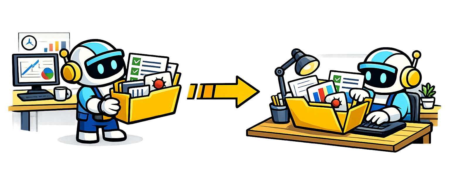 Hand off AI work without losing context